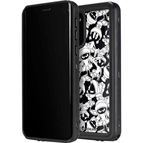 Looney Tunes Marvin Super Sized Pattern Galaxy S20 Waterproof Case