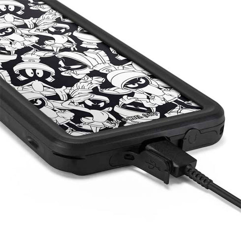 Looney Tunes Marvin Super Sized Pattern Galaxy S20 Waterproof Case