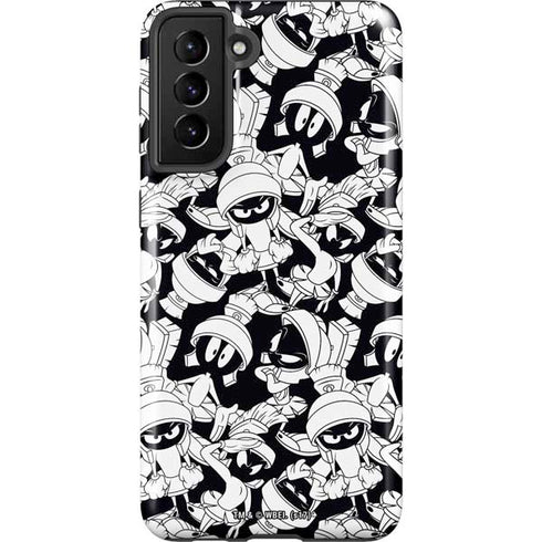 Looney Tunes Marvin Super Sized Pattern Galaxy S21 Plus 5G Pro Case