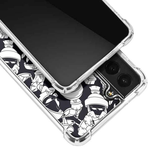 Looney Tunes Marvin Super Sized Pattern Galaxy S22 Clear Case