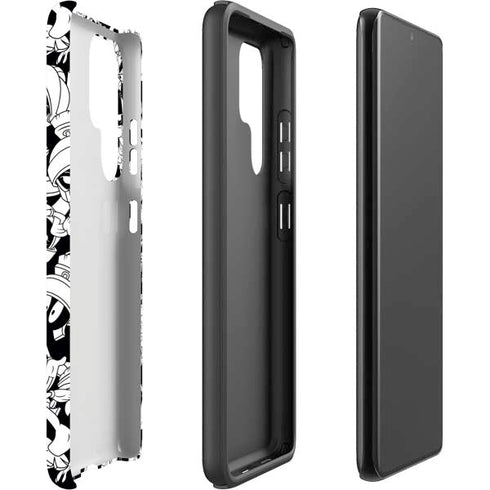 Looney Tunes Marvin Super Sized Pattern Galaxy S22 Ultra Pro Case