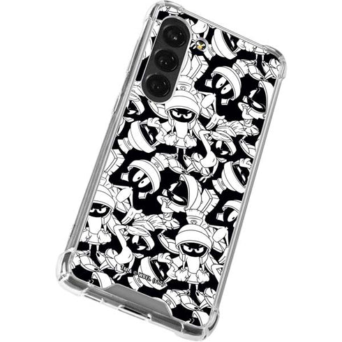 Looney Tunes Marvin Super Sized Pattern Galaxy S23 Clear Case