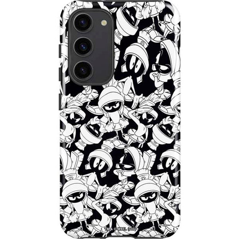 Looney Tunes Marvin Super Sized Pattern Galaxy S23 Plus Pro Case