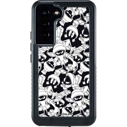 Looney Tunes Marvin Super Sized Pattern Galaxy S23 Plus Waterproof Case