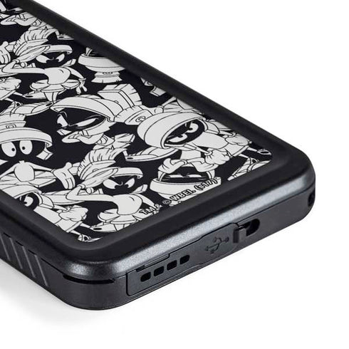 Looney Tunes Marvin Super Sized Pattern Galaxy S23 Plus Waterproof Case