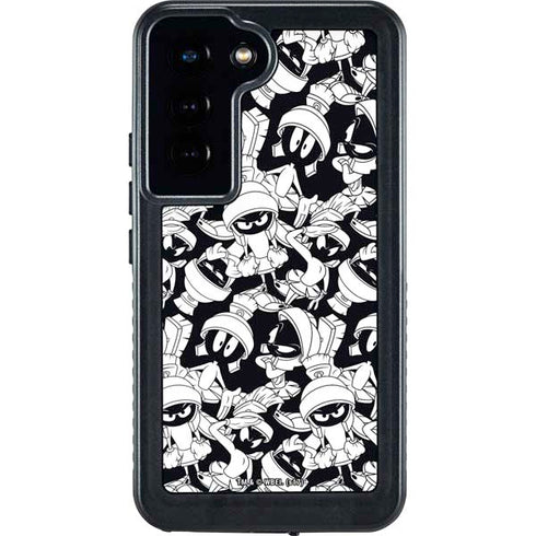 Looney Tunes Marvin Super Sized Pattern Galaxy S23 Waterproof Case