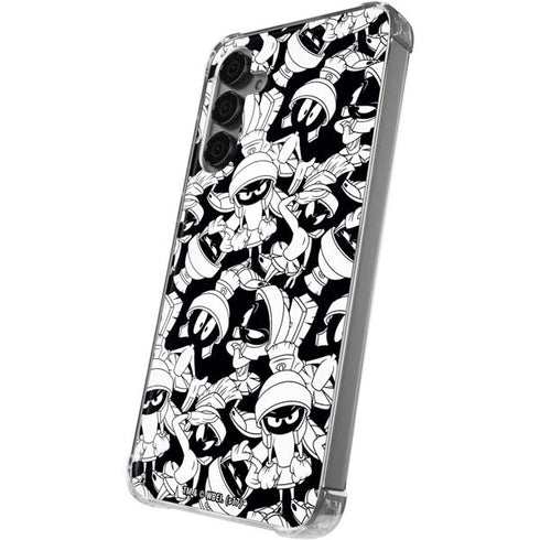 Looney Tunes Marvin Super Sized Pattern Galaxy S24 Plus Clear Case