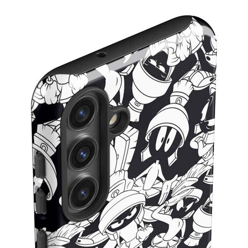Looney Tunes Marvin Super Sized Pattern Galaxy S24 Plus Impact Case