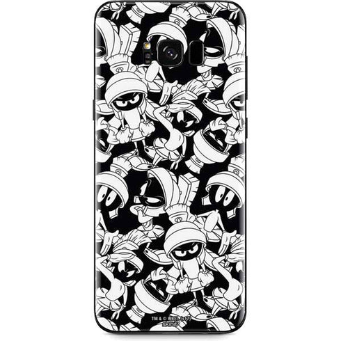Looney Tunes Marvin Super Sized Pattern Galaxy S8 Skin