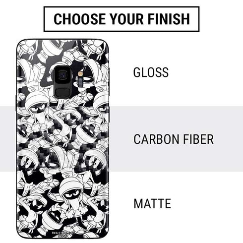 Looney Tunes Marvin Super Sized Pattern Galaxy S9 Skin