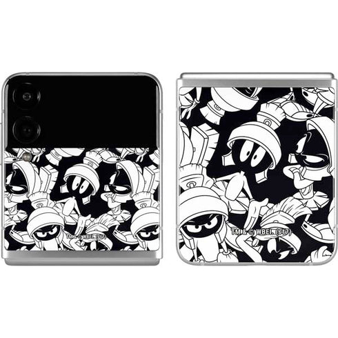 Looney Tunes Marvin Super Sized Pattern Galaxy Z Flip4 5G Skin