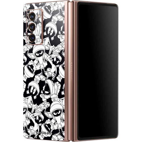 Looney Tunes Marvin Super Sized Pattern Galaxy Z Fold2 5G Skin
