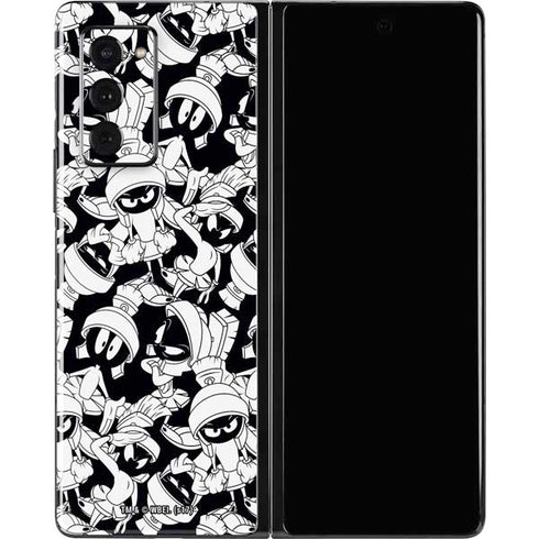 Looney Tunes Marvin Super Sized Pattern Galaxy Z Fold2 5G Skin