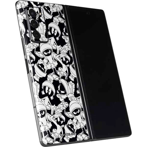 Looney Tunes Marvin Super Sized Pattern Galaxy Z Fold2 5G Skin