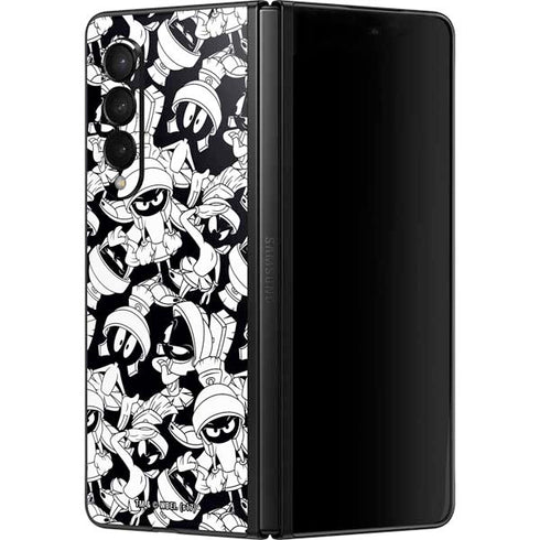 Looney Tunes Marvin Super Sized Pattern Galaxy Z Fold3 5G Skin