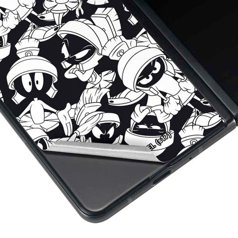Looney Tunes Marvin Super Sized Pattern Galaxy Z Fold4 5G Skin