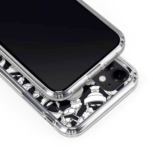 Looney Tunes Marvin Super Sized Pattern iPhone 11 Clear Case