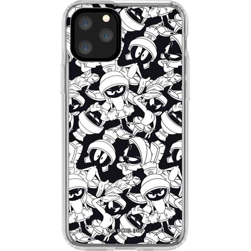 Looney Tunes Marvin Super Sized Pattern iPhone 11 Pro Clear Case
