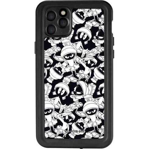 Looney Tunes Marvin Super Sized Pattern iPhone 11 Pro Max Waterproof Case