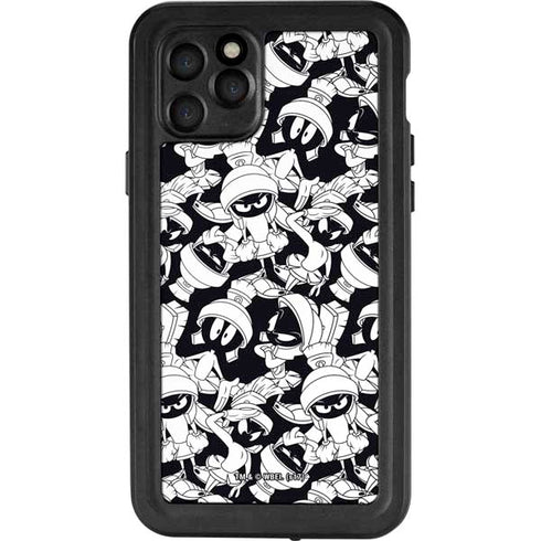 Looney Tunes Marvin Super Sized Pattern iPhone 11 Pro Waterproof Case