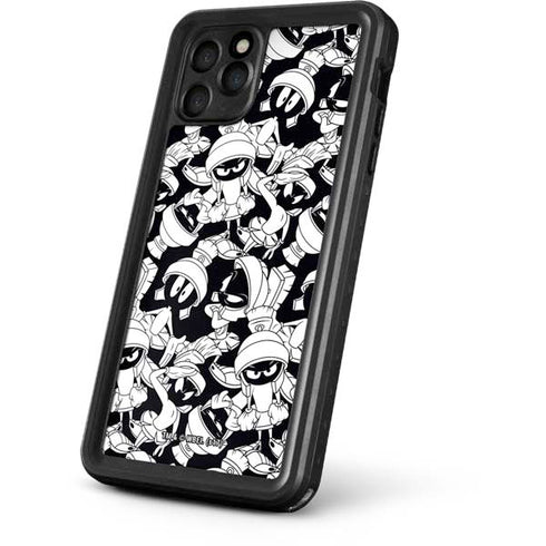 Looney Tunes Marvin Super Sized Pattern iPhone 11 Pro Waterproof Case