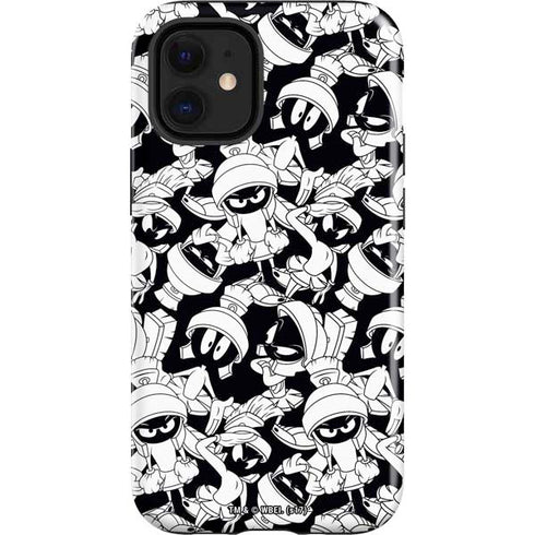 Looney Tunes Marvin Super Sized Pattern iPhone 12 Mini Impact Case