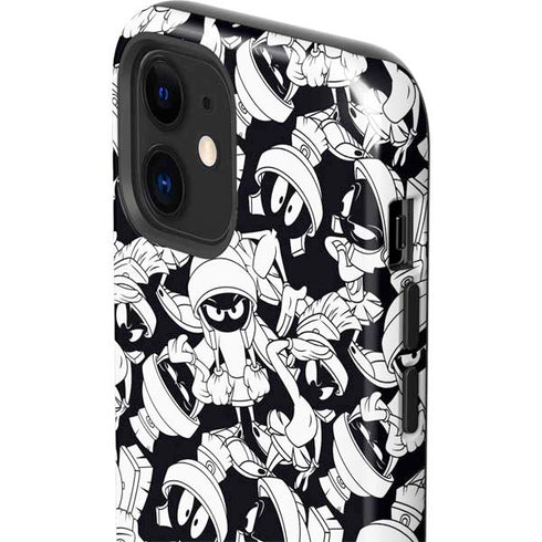 Looney Tunes Marvin Super Sized Pattern iPhone 12 Mini Impact Case