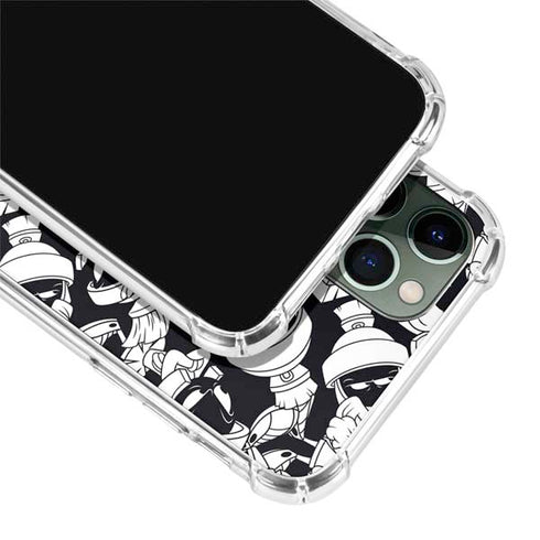 Looney Tunes Marvin Super Sized Pattern iPhone 12 Pro Clear Case