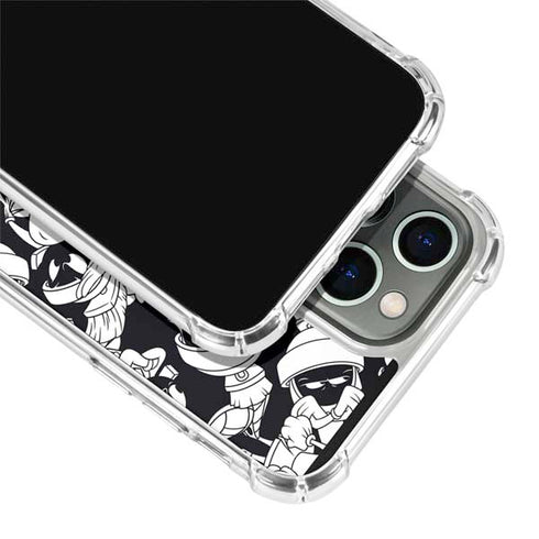 Looney Tunes Marvin Super Sized Pattern iPhone 13 Pro Max Clear Case