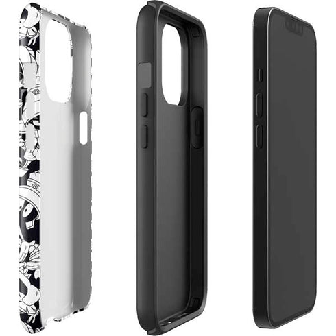Looney Tunes Marvin Super Sized Pattern iPhone 13 Pro Max Impact Case