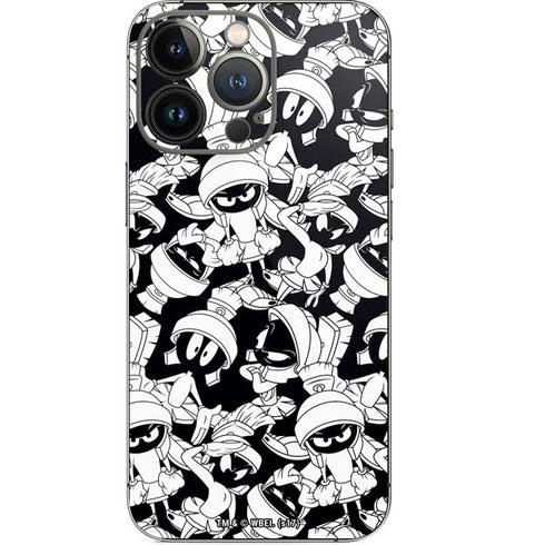 Looney Tunes Marvin Super Sized Pattern iPhone 13 Pro Skin