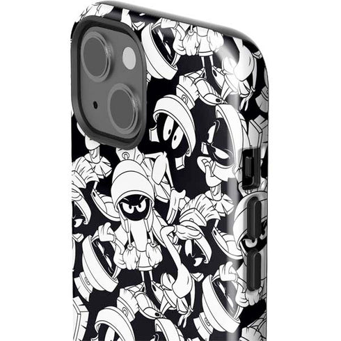 Looney Tunes Marvin Super Sized Pattern iPhone 14 Plus Impact Case