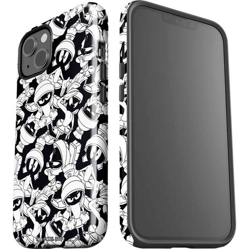 Looney Tunes Marvin Super Sized Pattern iPhone 14 Plus Impact Case