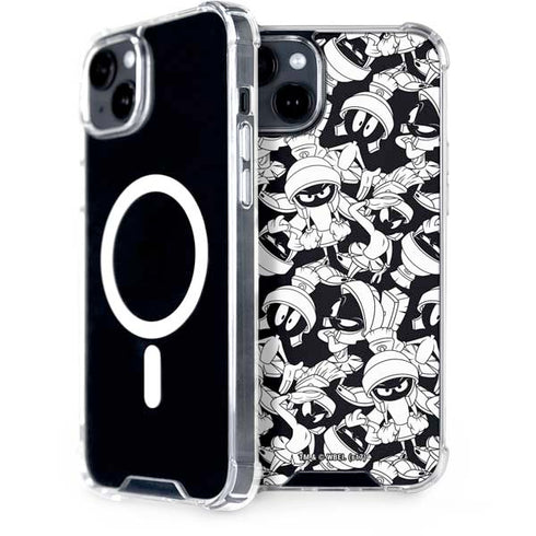 Looney Tunes Marvin Super Sized Pattern iPhone 14 MagSafe Case