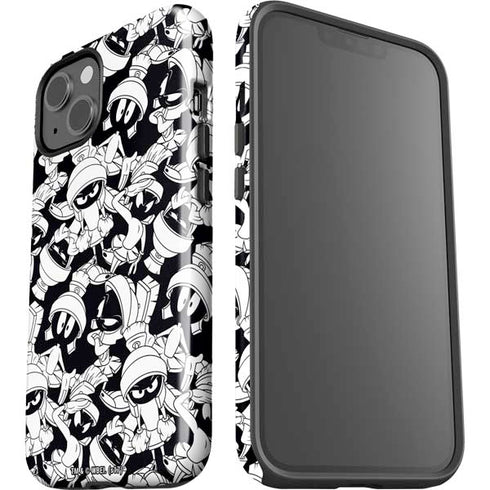 Looney Tunes Marvin Super Sized Pattern iPhone 14 Impact Case