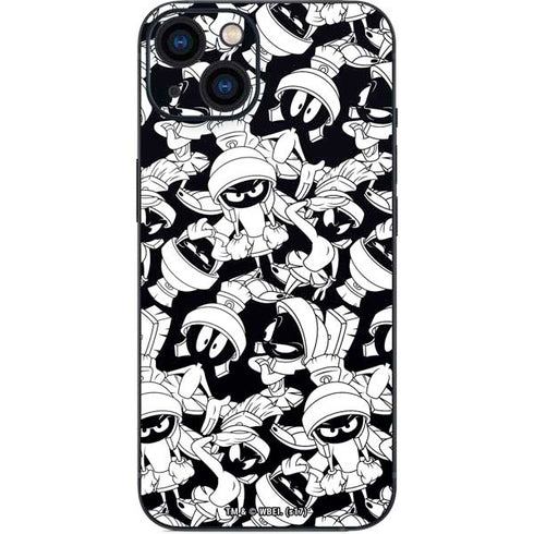 Looney Tunes Marvin Super Sized Pattern iPhone 15 Plus Skin