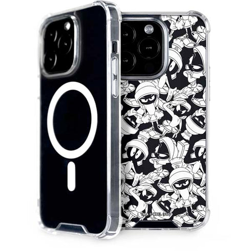 Looney Tunes Marvin Super Sized Pattern iPhone 14 Pro MagSafe Case