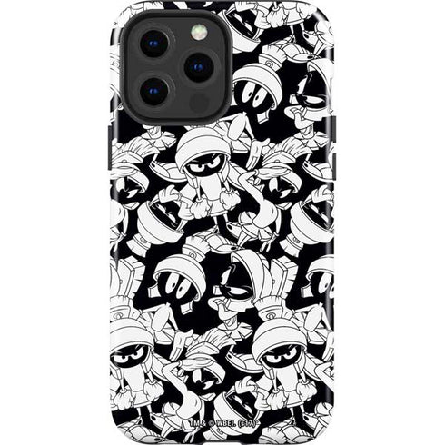 Looney Tunes Marvin Super Sized Pattern iPhone 15 Pro Max Impact Case