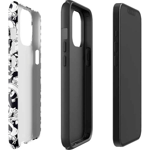Looney Tunes Marvin Super Sized Pattern iPhone 15 Pro Max Impact Case
