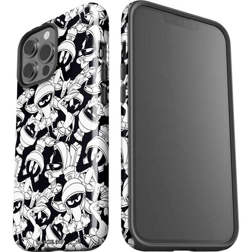 Looney Tunes Marvin Super Sized Pattern iPhone 15 Pro Max Impact Case