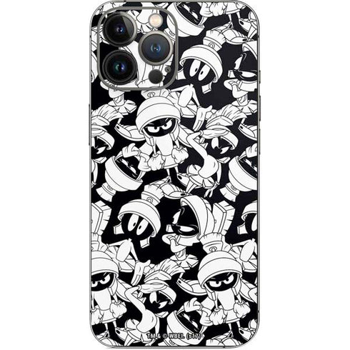 Looney Tunes Marvin Super Sized Pattern iPhone 14 Pro Max Skin
