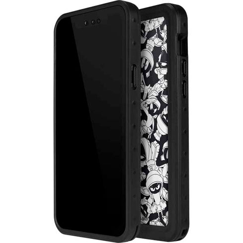 Looney Tunes Marvin Super Sized Pattern iPhone 14 Pro Max Waterproof Case
