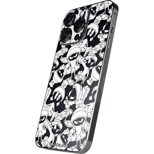 Looney Tunes Marvin Super Sized Pattern iPhone 14 Pro Skin