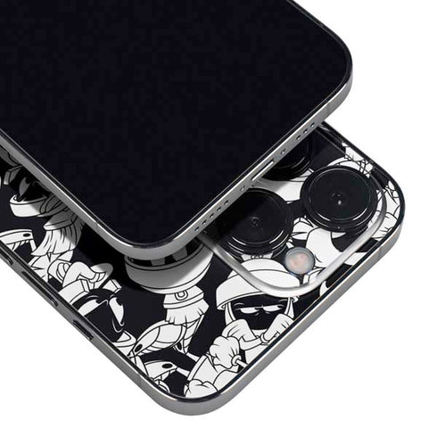 Looney Tunes Marvin Super Sized Pattern iPhone 14 Pro Skin