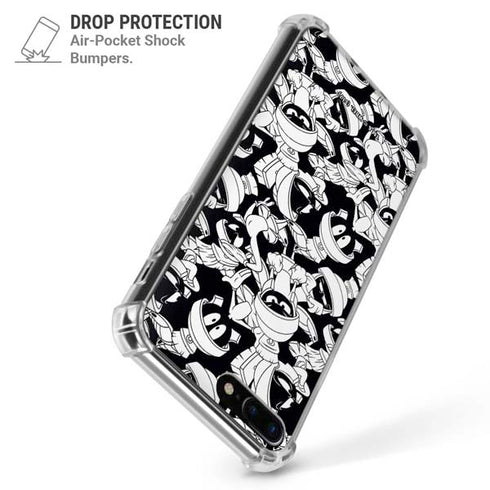 Looney Tunes Marvin Super Sized Pattern iPhone 7/8 Plus Clear Case