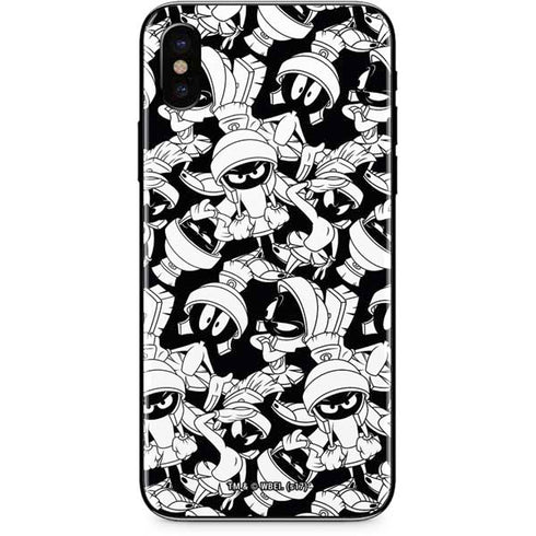 Looney Tunes Marvin Super Sized Pattern iPhone X Skin