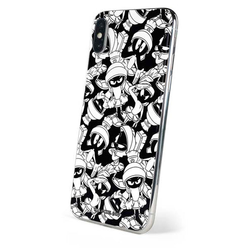 Looney Tunes Marvin Super Sized Pattern iPhone XS Max Skin