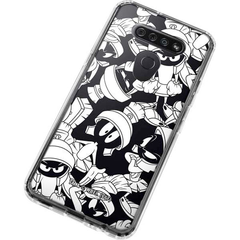 Looney Tunes Marvin Super Sized Pattern LG K51/Q51 Clear Case