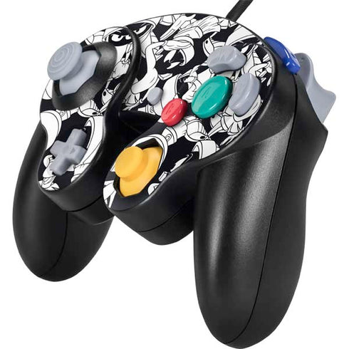 Looney Tunes Marvin Super Sized Pattern Nintendo GameCube Controller Skin