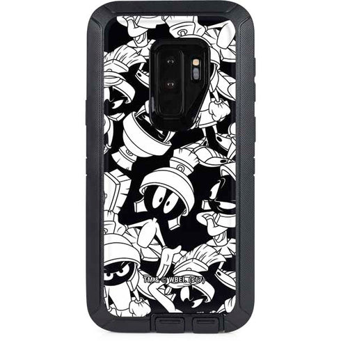 Looney Tunes Marvin Super Sized Pattern Otterbox Defender Galaxy Skin